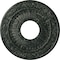Ekena Millwork Nadia Medallion (Canopies up to 4 7/8"), 12 1/8"OD x 3 5/8"ID x 7/8"P, Painted Turtle Crackle CM12NAPTC - alternate 1